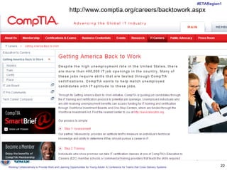http://www.comptia.org/careers/backtowork.aspx 