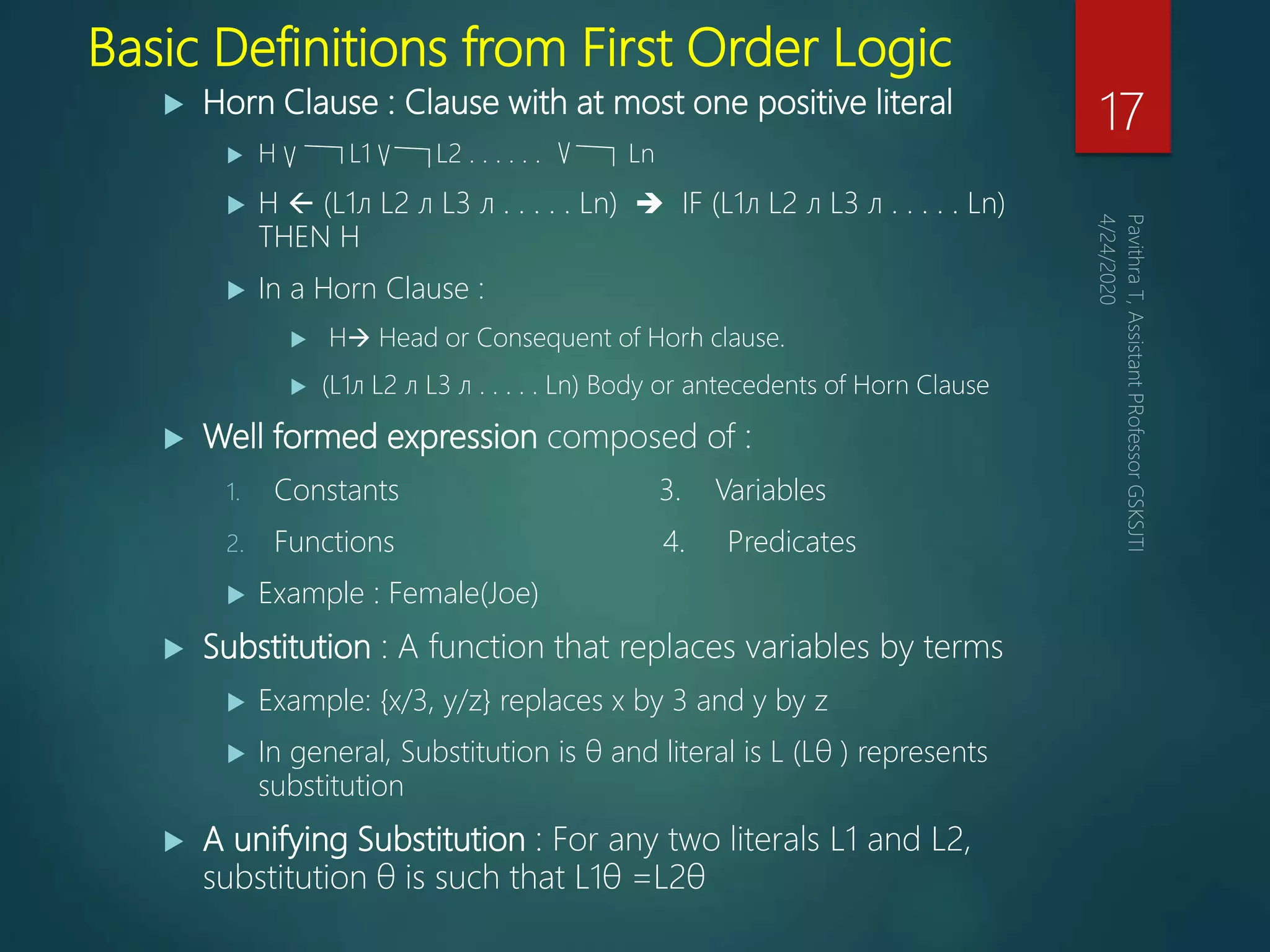 Learning sets of rules sequential learning algorithm foil ppt