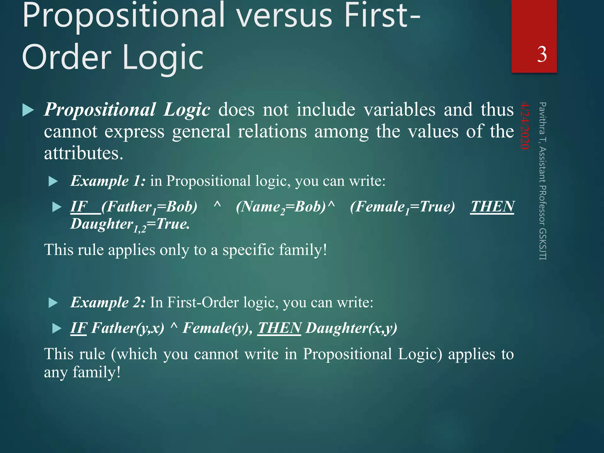 Learning sets of rules sequential learning algorithm foil ppt