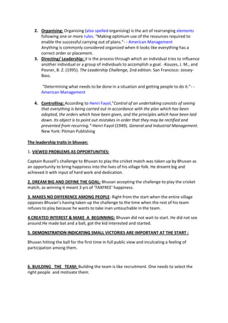 Learnings from lagaan11