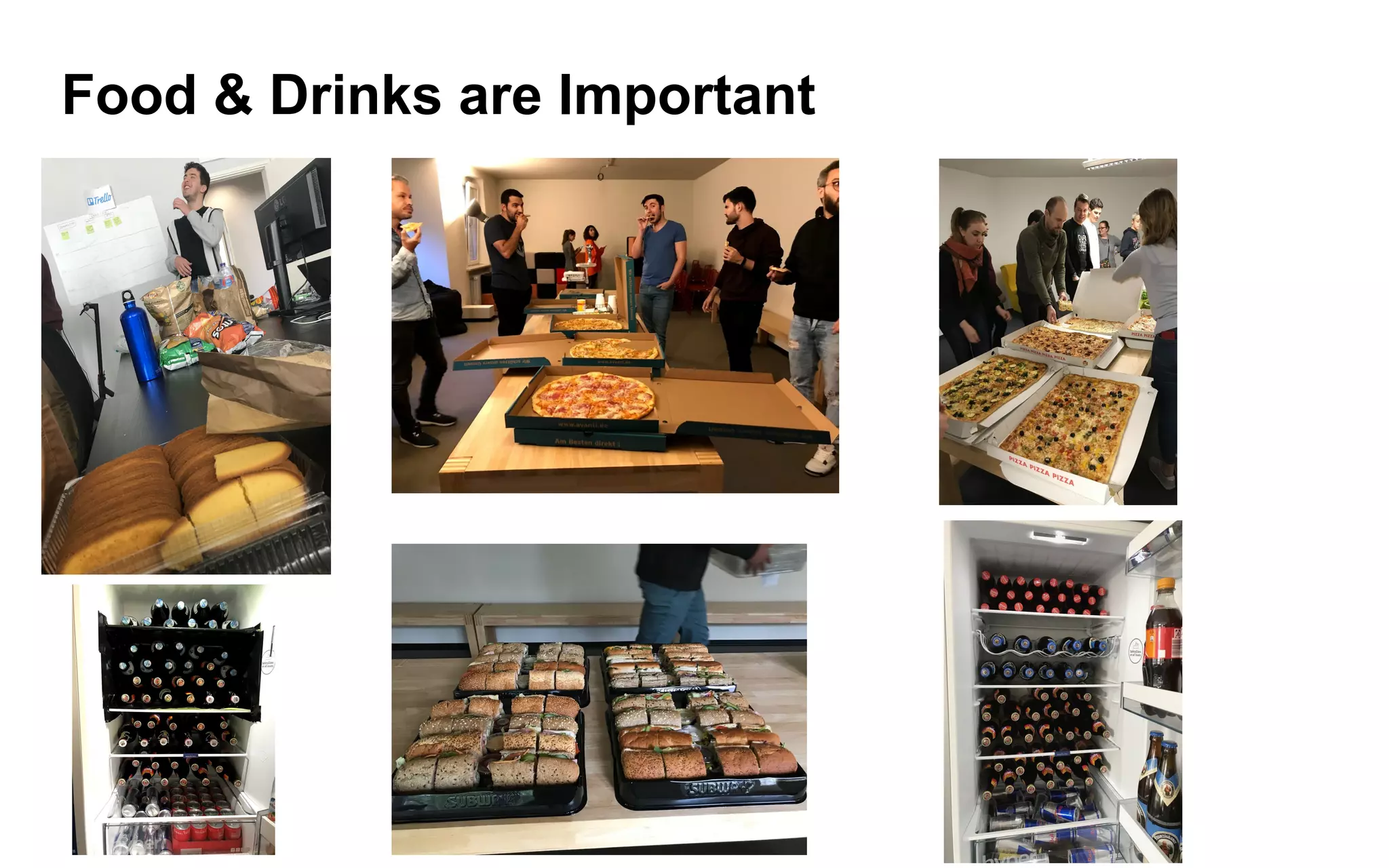 Food & Drinks are Important
 
