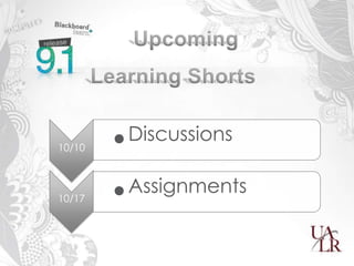 10/10   • Discussions


10/17   • Assignments
 