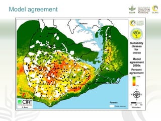 Potential learning sites for climate smart cocoa in Ghana