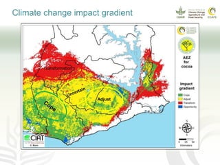 Potential learning sites for climate smart cocoa in Ghana