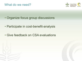 Potential learning sites for climate smart cocoa in Ghana