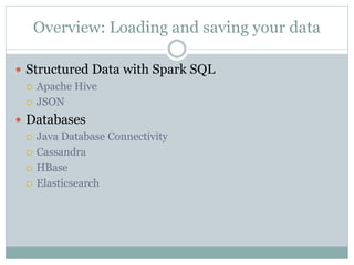 Learning spark ch05 - Loading and Saving Your Data | PPTX