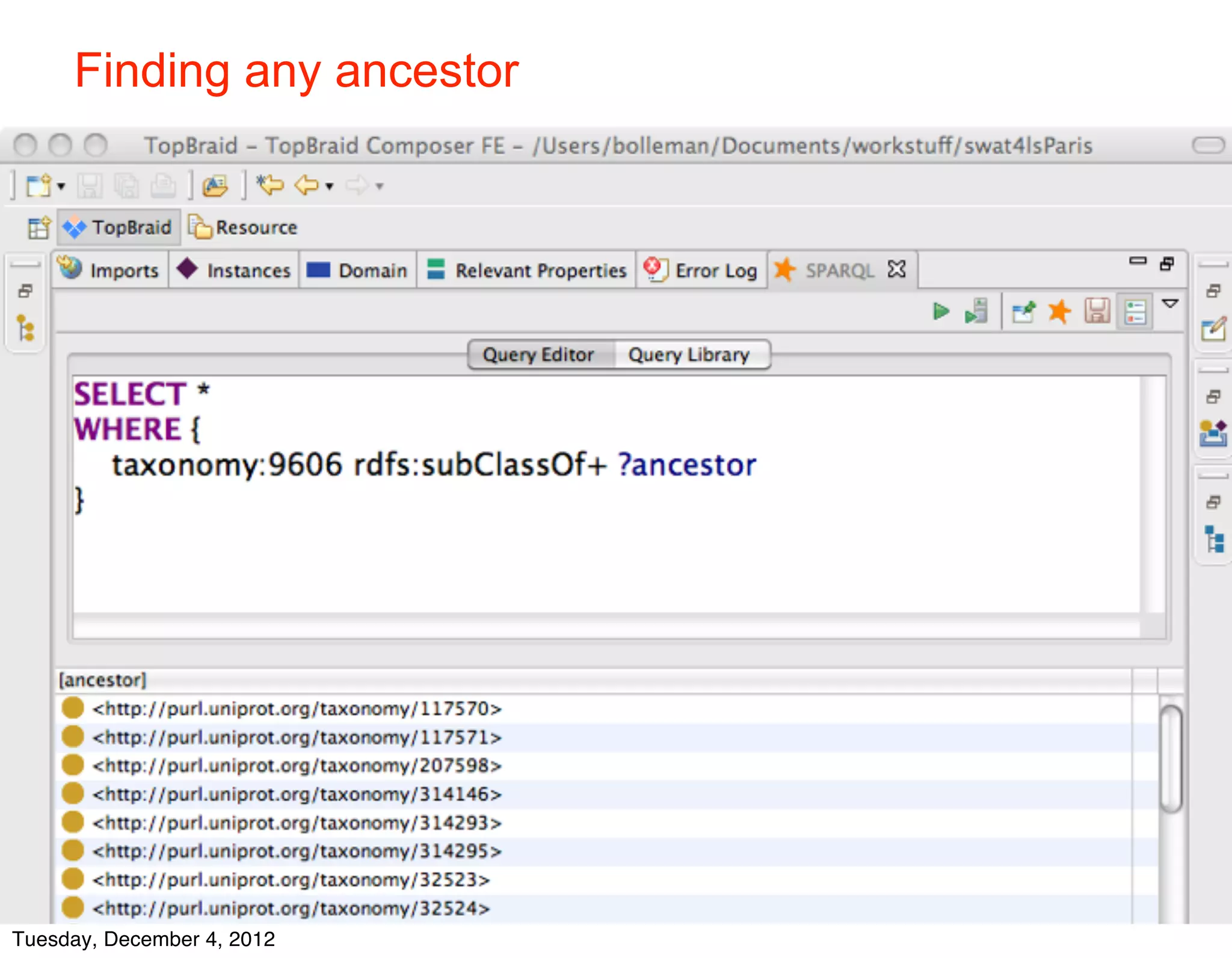 Finding any ancestor




    © 2012 SIB



Tuesday, December 4, 2012
 