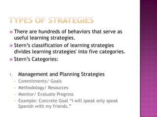 Learning strategies | PPT