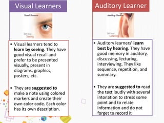 Learning style | PPTX | Education