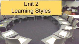 Unit 2
Learning Styles
 