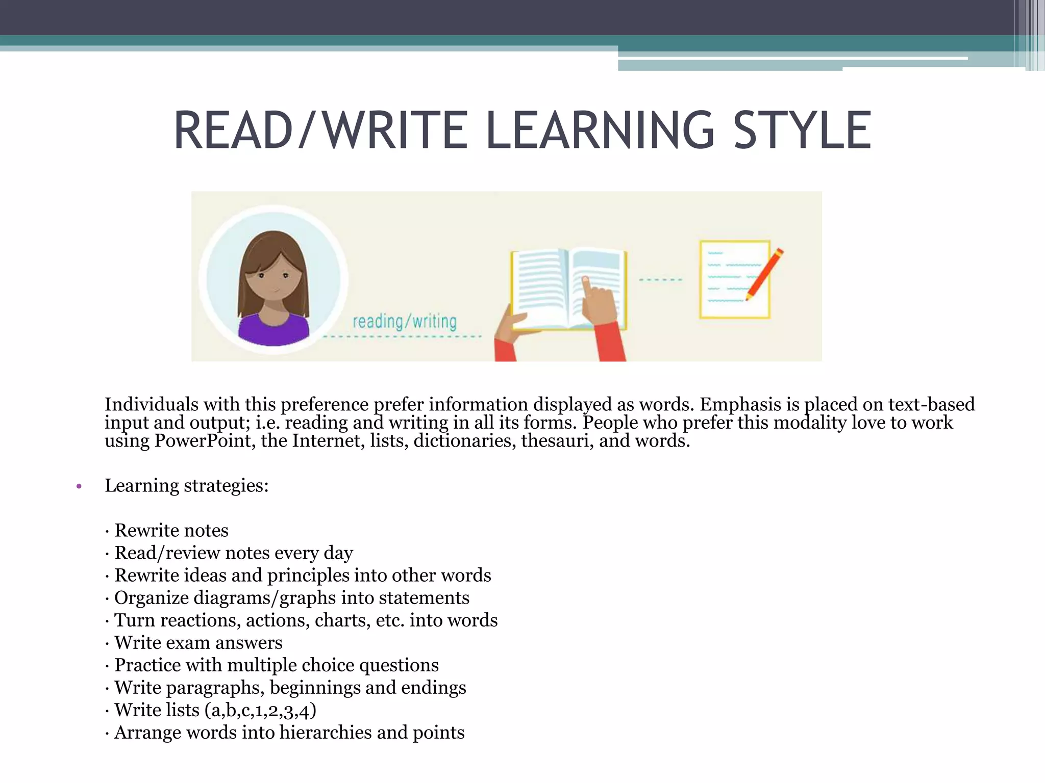Learning styles, Types of Learning Style | PPTX