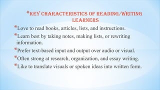 Comprehensive Guide to Learning Styles and Effective Study Techniques ...