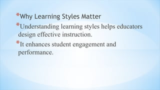 Comprehensive Guide to Learning Styles and Effective Study Techniques ...