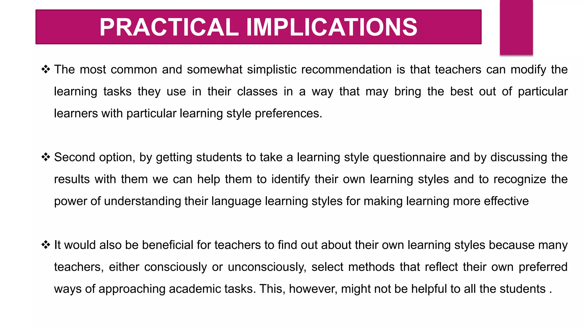 Learning Styles Pptx