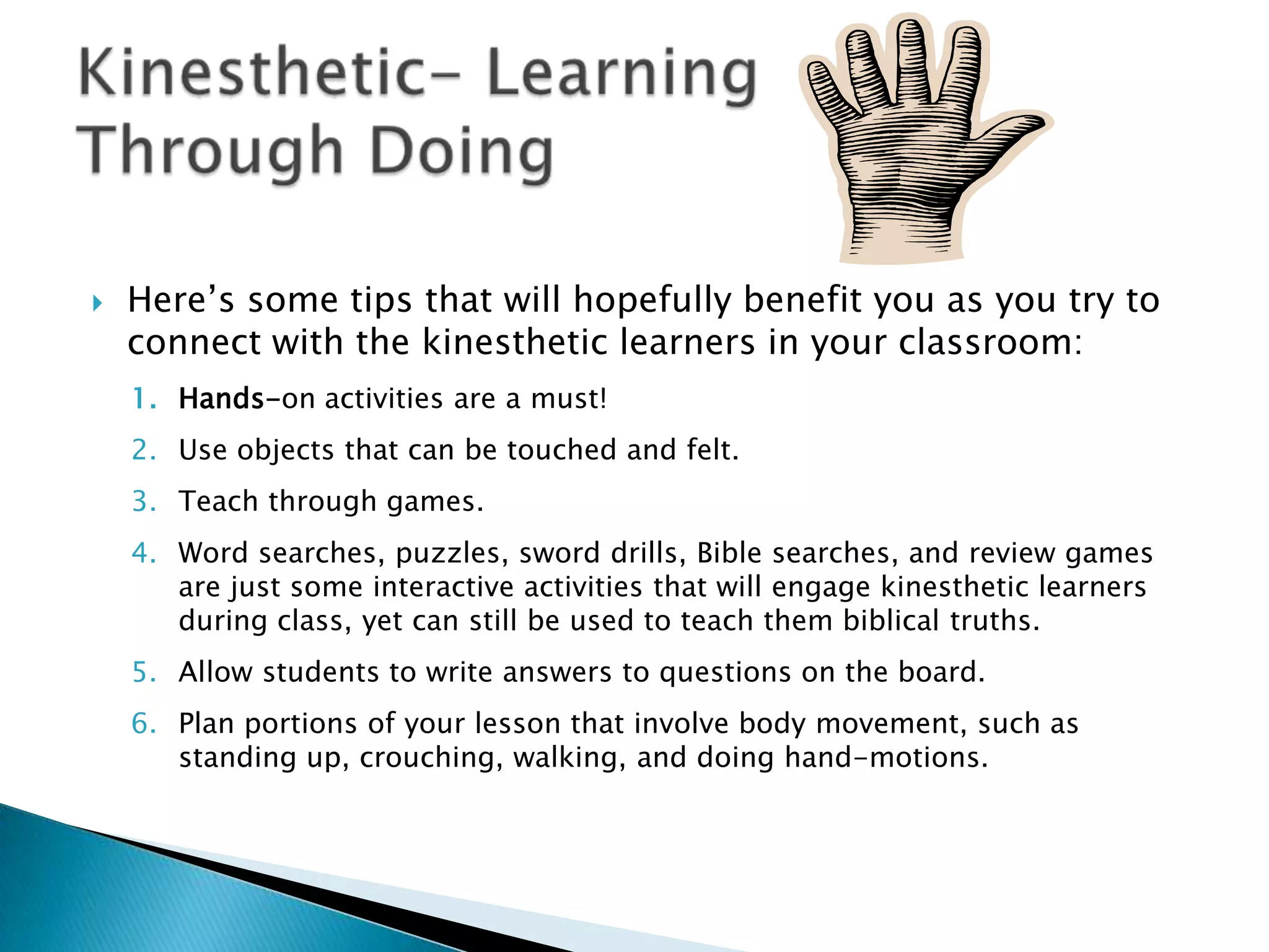 Understanding Learning Styles | PPTX | Workshops and Classes | Hobbies ...