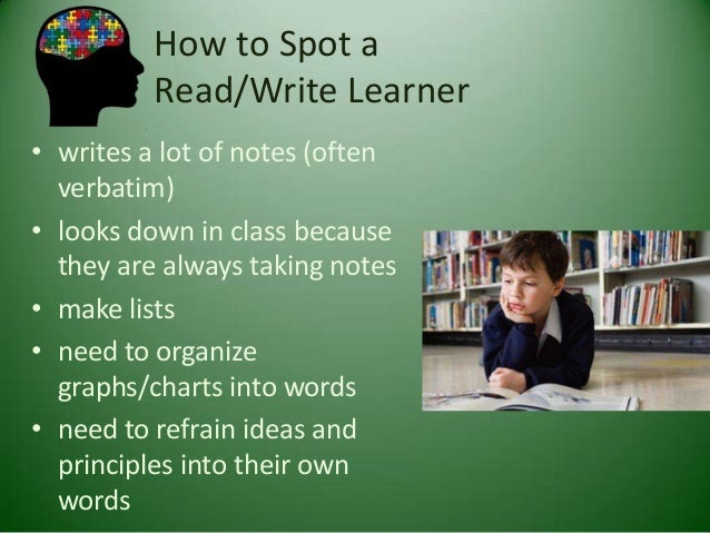 Learning 101: Learning Styles