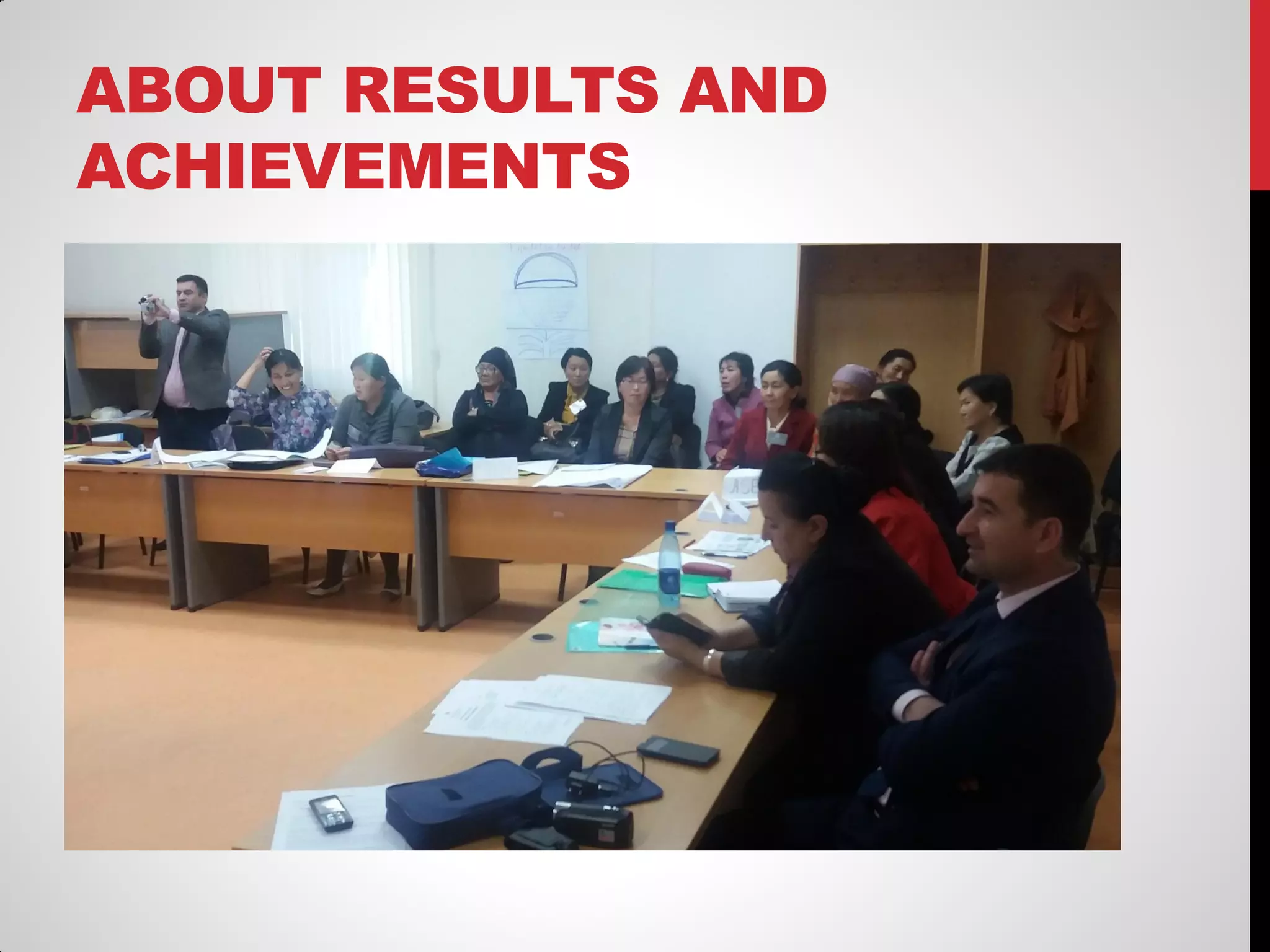 ABOUT RESULTS AND
ACHIEVEMENTS