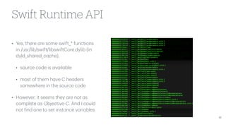 Learning Swift: A Stupid Way -- How to use Swift API in private ...