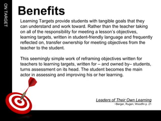 Learning Targets JCHS | PDF
