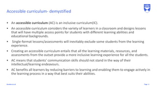 Learning & Teaching-Creating an accessible curriculum.pptx