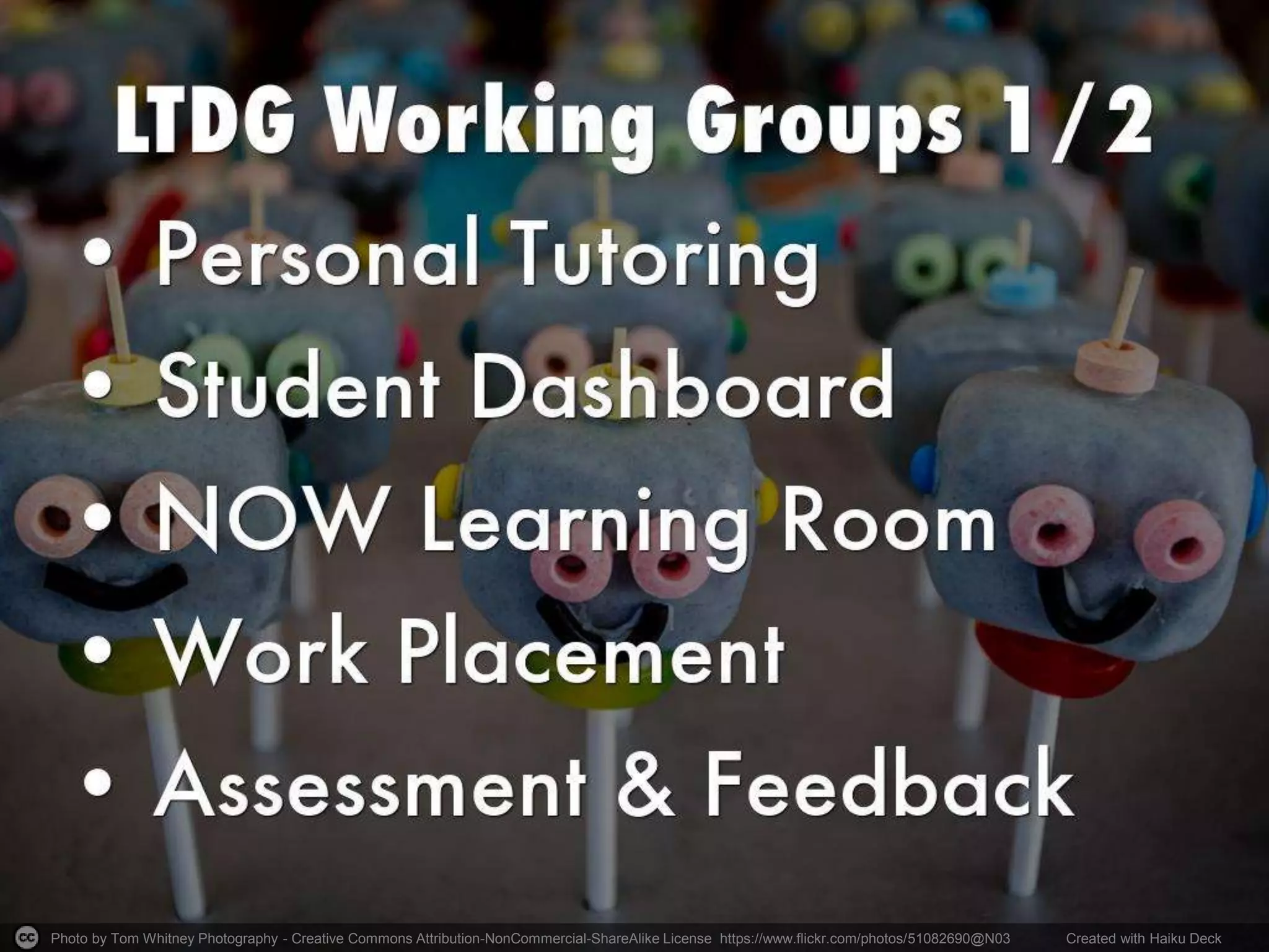 Photo by Tom Whitney Photography - Creative Commons Attribution-NonCommercial-ShareAlike License https://www.flickr.com/photos/51082690@N03 Created with Haiku Deck
 