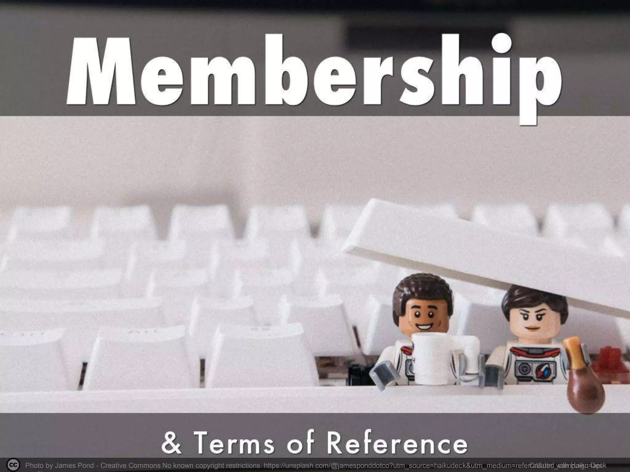 Photo by James Pond - Creative Commons No known copyright restrictions https://unsplash.com/@jamesponddotco?utm_source=haikudeck&utm_medium=referral&utm_campaign=api-
Created with Haiku Deck
 