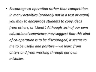 Use gestures to replace unnecessary teacher talk.