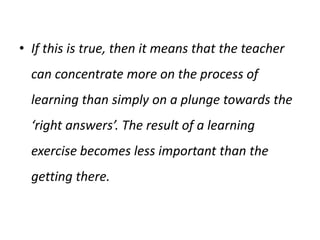 Allow students to finish their own sentences