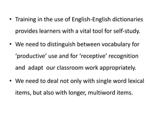 We negotiated and agreed that we would studythis one.I think they might enjoy my lesson about this.They have problems with this.I’m following a syllabus.