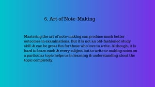 Learning techniques for students | PDF