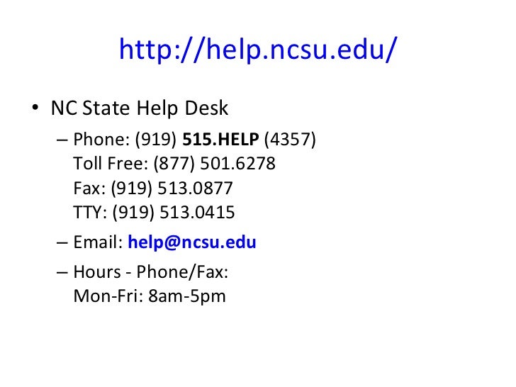 Learning Technologies At Nc State
