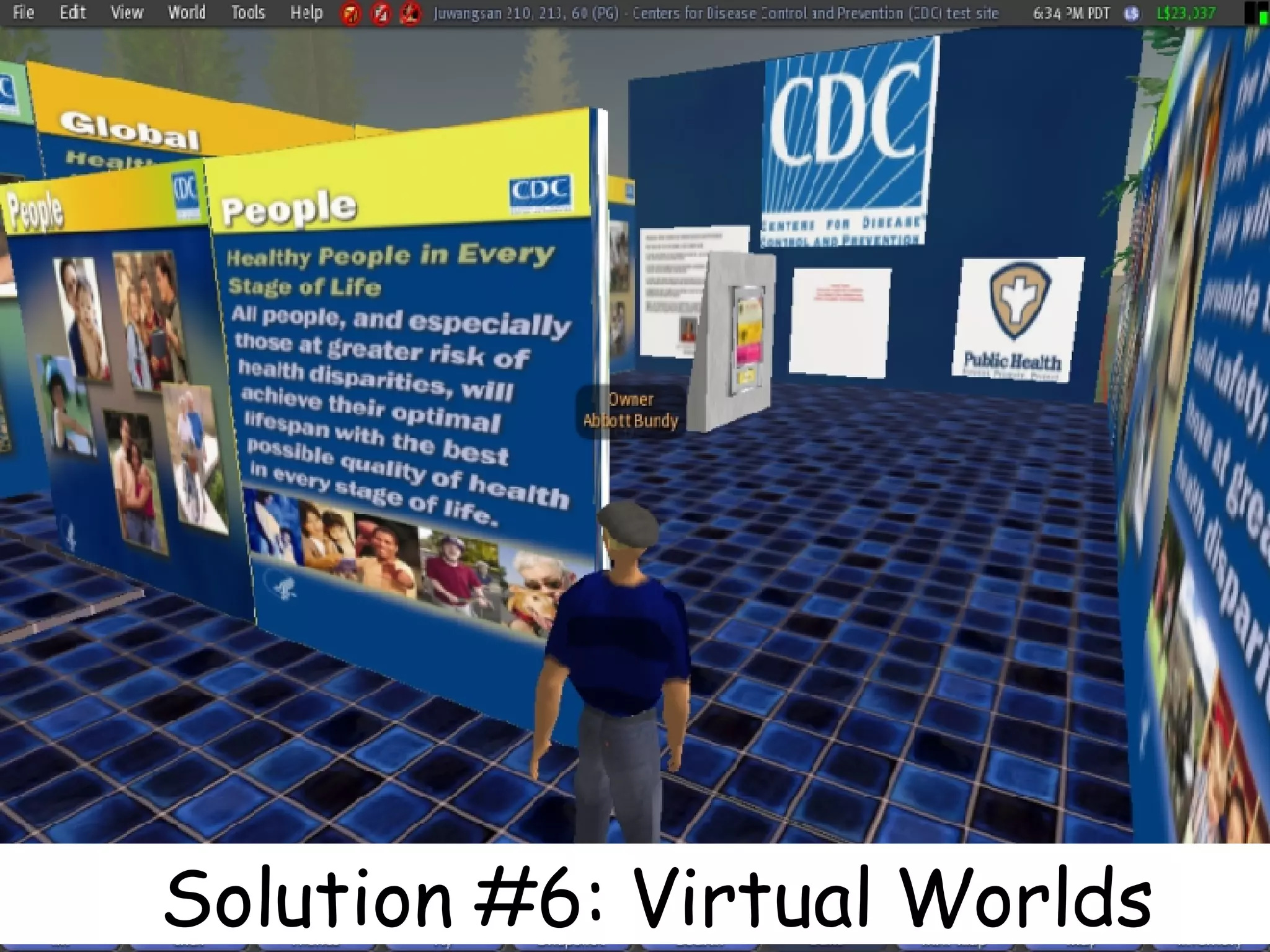 Solution #6: Virtual Worlds 