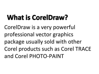Learning the corel draw