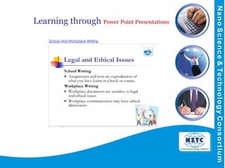 Learning through  Power Point Presentations 