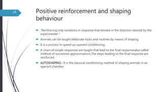 Shaping Reinforcement Example THEORIES OF LEARNING | PPTX