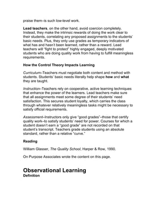 Learning theories | PDF