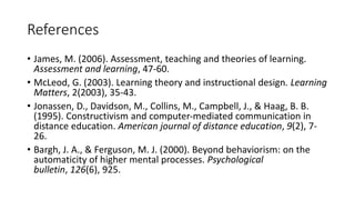 Learning theories | PPTX