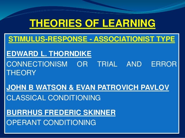  Edward Lee Thorndike Theory E L Thorndike 2019 02 03