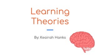 By: Keairah Hanks
Learning
Theories
 