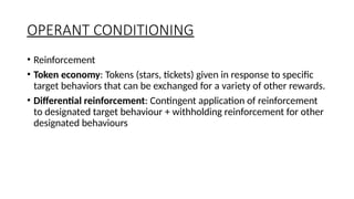 Token Conditioning LEARNING THEORIES RELEVANT IN PSYCHOLOGY .pptx