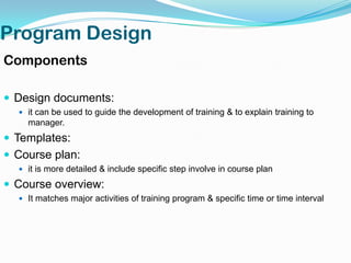 Learning theories and program design | PPTX