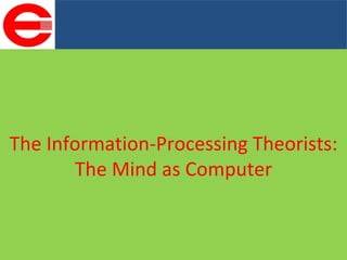 The Information-Processing Theorists: The Mind as Computer 
