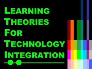 L EARNING  T HEORIES   F OR   T ECHNOLOGY   I NTEGRATION                                                                 