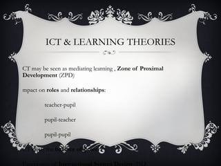 Learning Theories & ICT 260913 | PPT