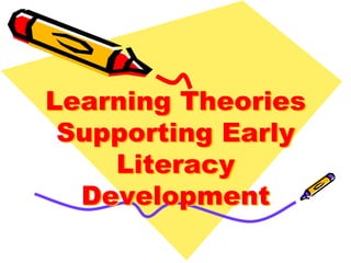 Learning Theories
Supporting Early
Literacy
Development

 