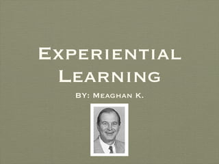 Experiential Learning ,[object Object]