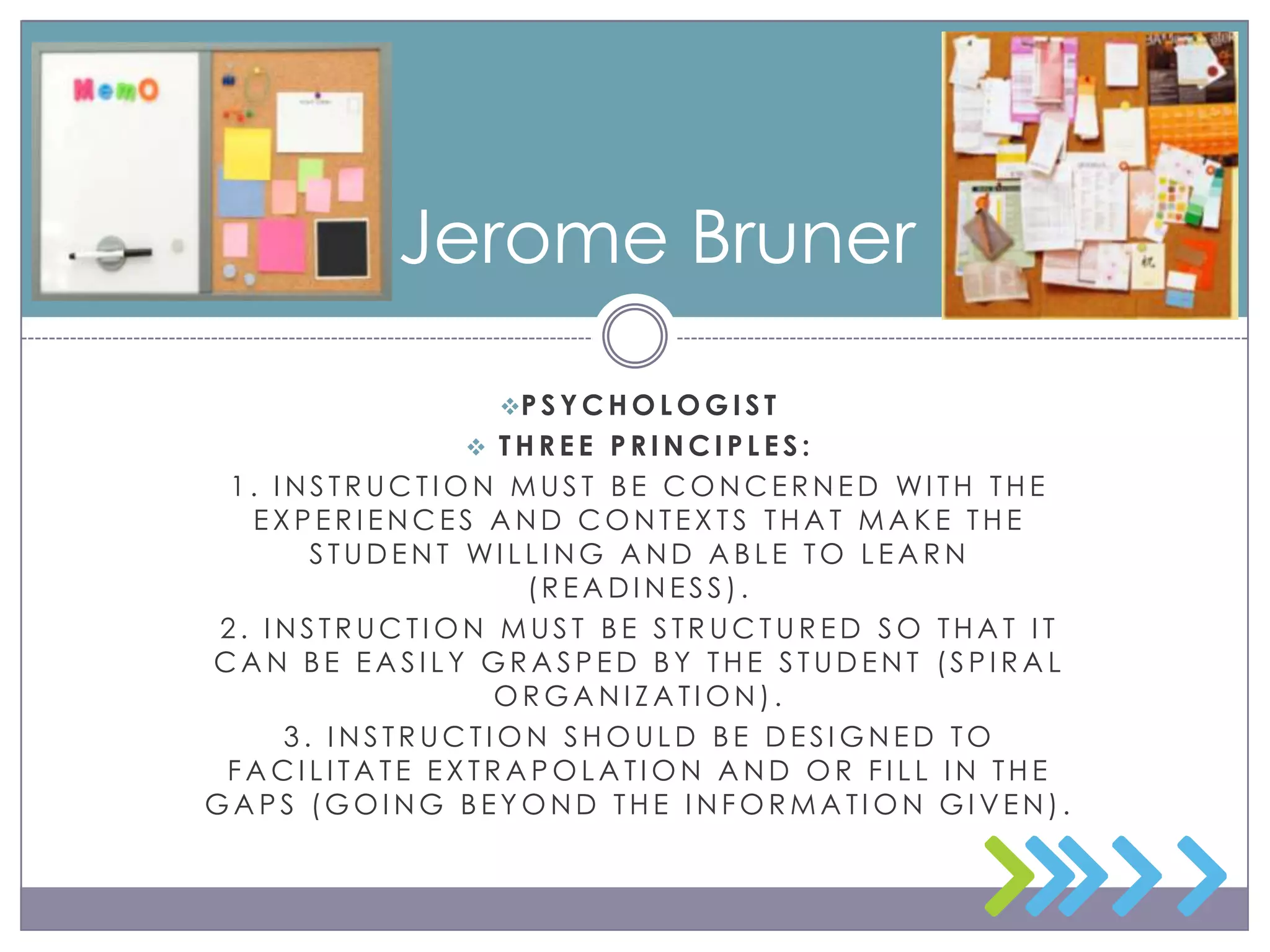 Learning is active rather than passive