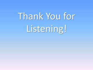 Thank You for
Listening!
 