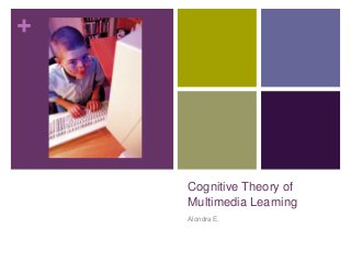 +

Cognitive Theory of
Multimedia Learning
Alondra E.

 
