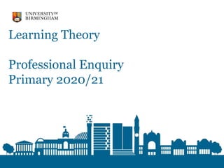 Learning Theory
Professional Enquiry
Primary 2020/21
 